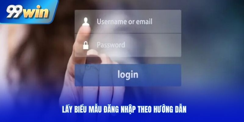 Lấy biểu mẫu đăng nhập theo hướng dẫn